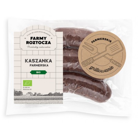 KASZANKA NA GRILLA BIO (około 0,30 kg) - FARMY ROZTOCZA (NA ZAMÓWIENIE) (PRODUKT SEZONOWY)
