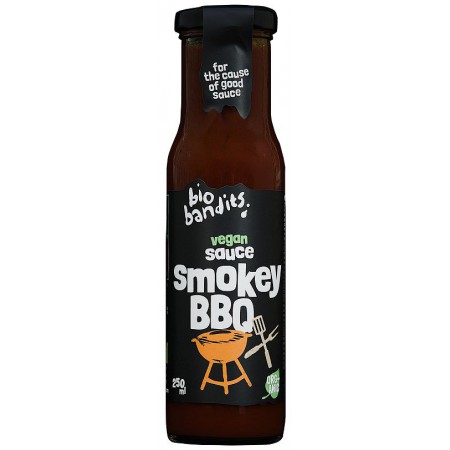 SOS WEGAŃSKI BBQ BIO 250 ml - BIO BANDITS