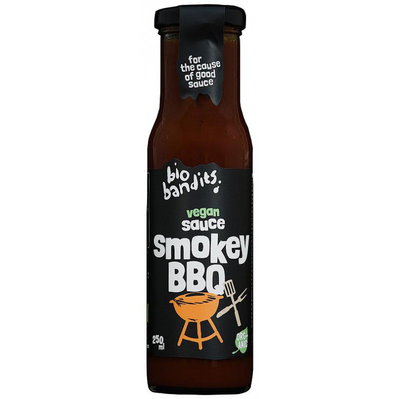 SOS WEGAŃSKI BBQ BIO 250 ml - BIO BANDITS