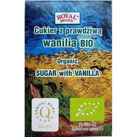 CUKIER WANILIOWY BIO 70 g - ROYAL BRAND
