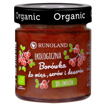 BORÓWKA DO MIĘS, SERÓW I DESERÓW BIO 200 g - RUNOLAND