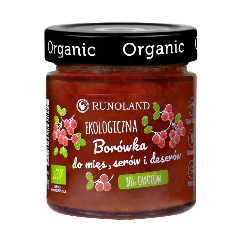 BORÓWKA DO MIĘS, SERÓW I DESERÓW BIO 200 g - RUNOLAND