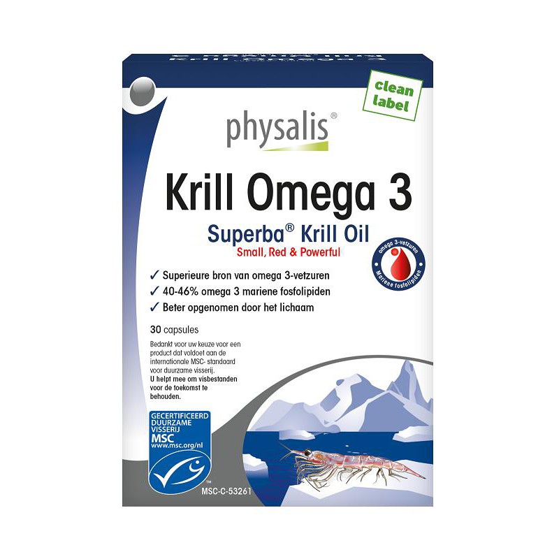 KRYL OMEGA-3 30 KAPSUŁEK 21,5 g - PHYSALIS