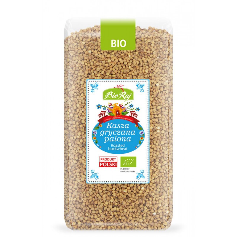 KASZA GRYCZANA PALONA BIO 500 g - BIO RAJ