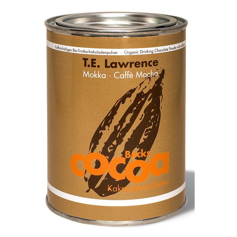 CZEKOLADA DO PICIA MOKKA FAIR TRADE BEZGLUTENOWA BIO 250 g - BECKS COCOA