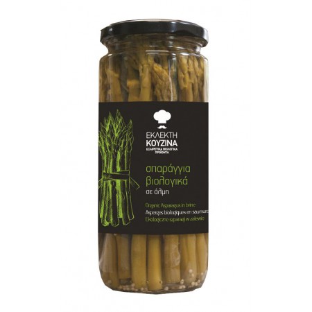 SZPARAGI ZIELONE W ZALEWIE BIO 450 g (200 g) (SŁOIK) - BIOAGROS