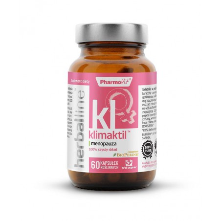 KAPSUŁKI NA MENOPAUZĘ (KLIMAKTIL) BEZGLUTENOWE 60 szt. (27,16 g) - PHARMOVIT (HERBALLINE)