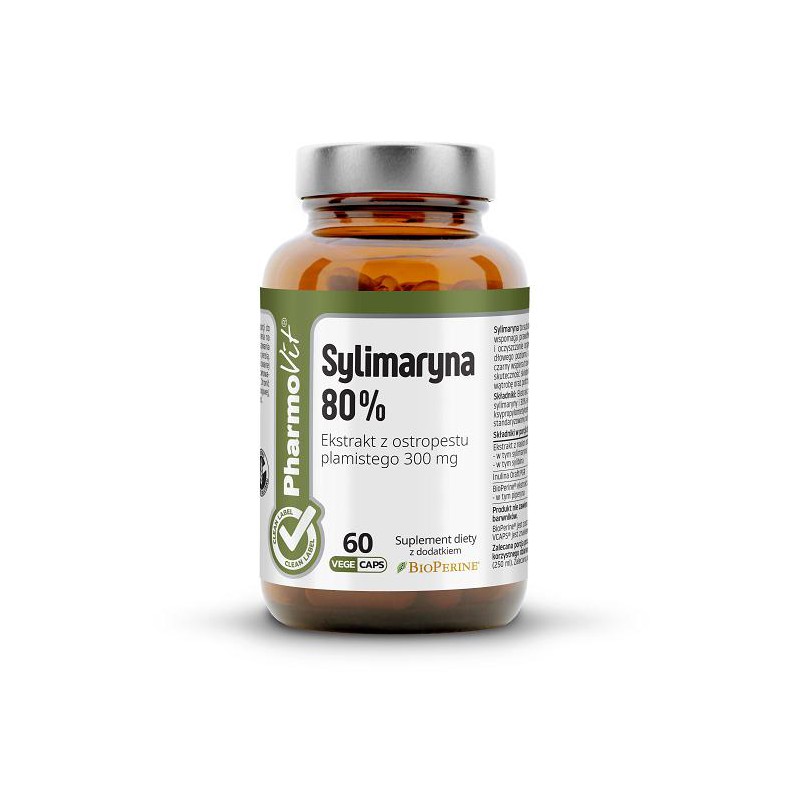 SYLIMARYNA BEZGLUTENOWA 60 KAPSUŁEK 30,18 g - PHARMOVIT (CLEAN LABEL)