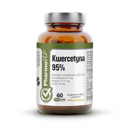 KWERCETYNA BEZGLUTENOWA 60 KAPSUŁEK 33,36 g - PHARMOVIT (CLEAN LABEL)