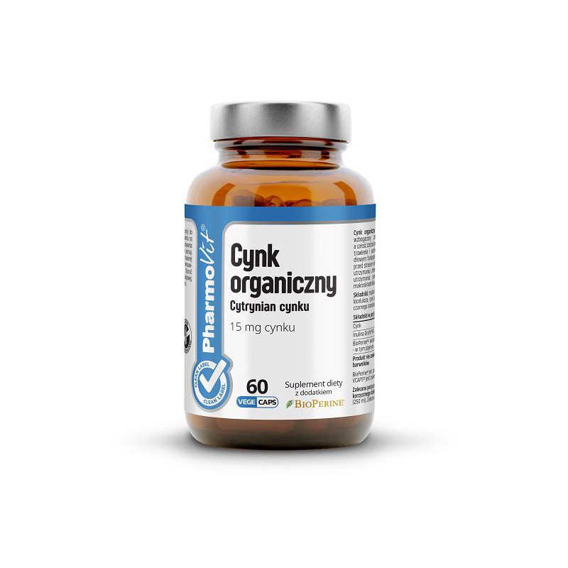 CYNK 60 KAPSUŁEK 19,2 g (15 mg) - PHARMOVIT (CLEAN LABEL)