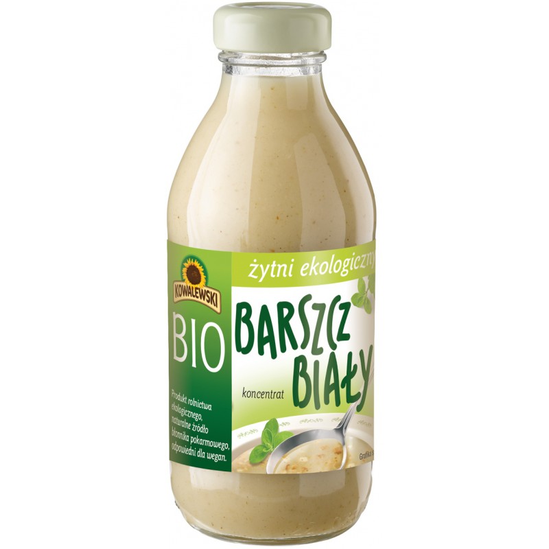 BARSZCZ BIAŁY ŻYTNI KONCENTRAT BIO 320 ml - KOWALEWSKI