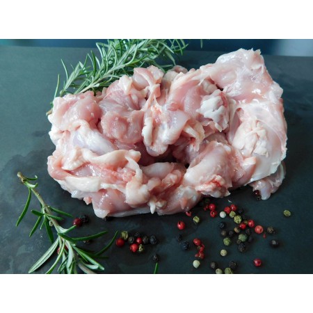 MIĘSO GULASZOWE Z KRÓLIKA SUROWE (około 0,50 kg) - AMCIU (NA ZAMÓWIENIE)