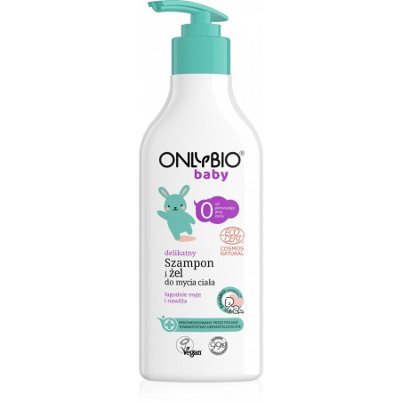 SZAMPON I ŻEL DO MYCIA CIAŁA DLA DZIECI OD PIERWSZEGO DNIA ŻYCIA ECO 300 ml - ONLY BIO (BABY)