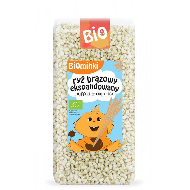 RYŻ BRĄZOWY EKSPANDOWANY BIO 75 g - BIOMINKI