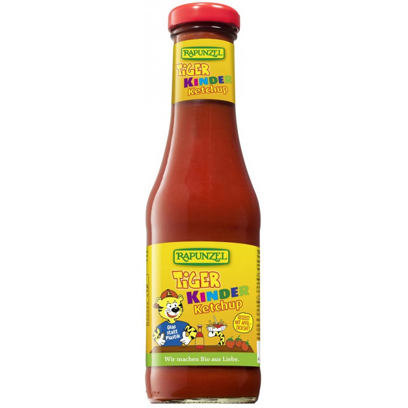 KETCHUP DLA DZIECI TIGER BIO 450 ml - RAPUNZEL