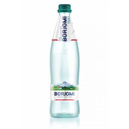 WODA MINERALNA GAZOWANA 500 ml (SZKŁO) - BORJOMI