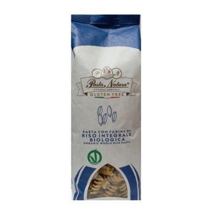MAKARON (RYŻOWY RAZOWY) FUSILLI BEZGLUTENOWY BIO 250 g - PASTA NATURA