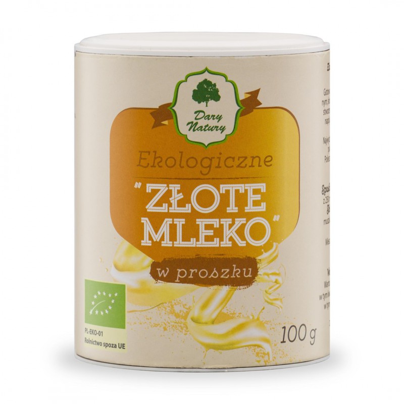 MIESZANKA PRZYPRAW "ZŁOTE MLEKO" BIO 100 g - DARY NATURY