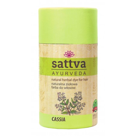 HENNA BEZBARWNA CASSIA ECO 150 g - SATTVA