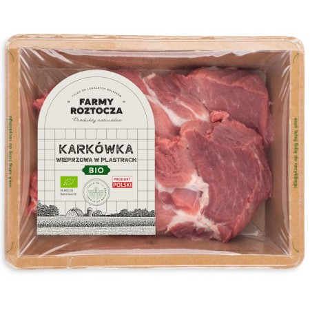 KARKÓWKA SUROWA KROJONA  BIO 300 g - FARMY ROZTOCZA (NA ZAMÓWIENIE)