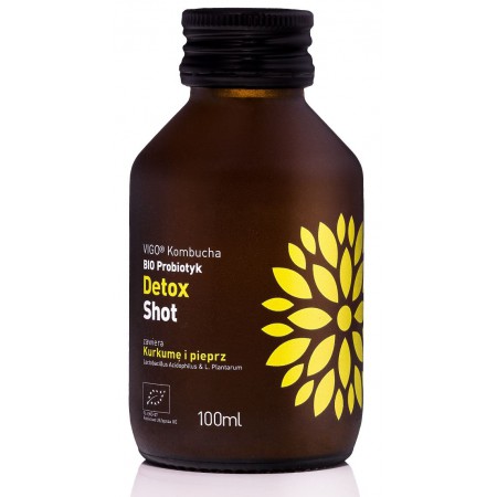 SHOT KOMBUCHA DETOX BEZGLUTENOWY BIO 100 ml - VIGO