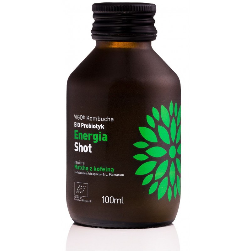 SHOT KOMBUCHA ENERGIA BEZGLUTENOWY BIO 100 ml - VIGO