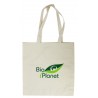 TORBA NA ZAKUPY Z DNEM I BOKAMI (BAWEŁNIANA) Z LOGO BIO PLANET