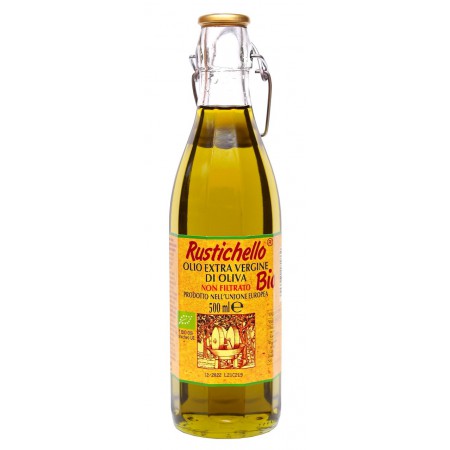 OLIWA Z OLIWEK EXTRA VIRGIN NIEFILTROWANA BIO 500 ml - RUSTICHELLO