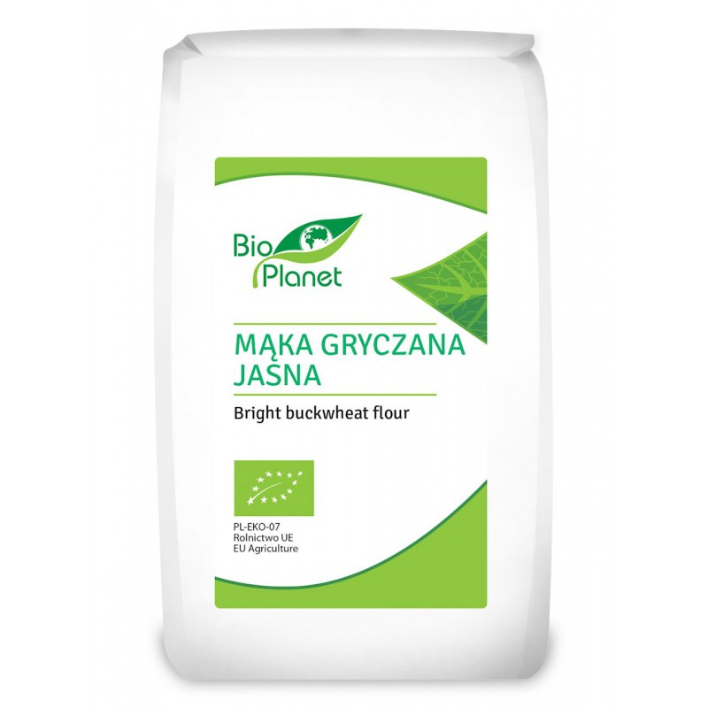MĄKA GRYCZANA JASNA BIO 500 g - BIO PLANET