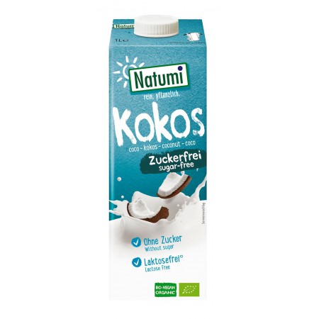 NAPÓJ KOKOSOWY NIE ZAWIERA CUKRÓW BIO 1 L - NATUMI