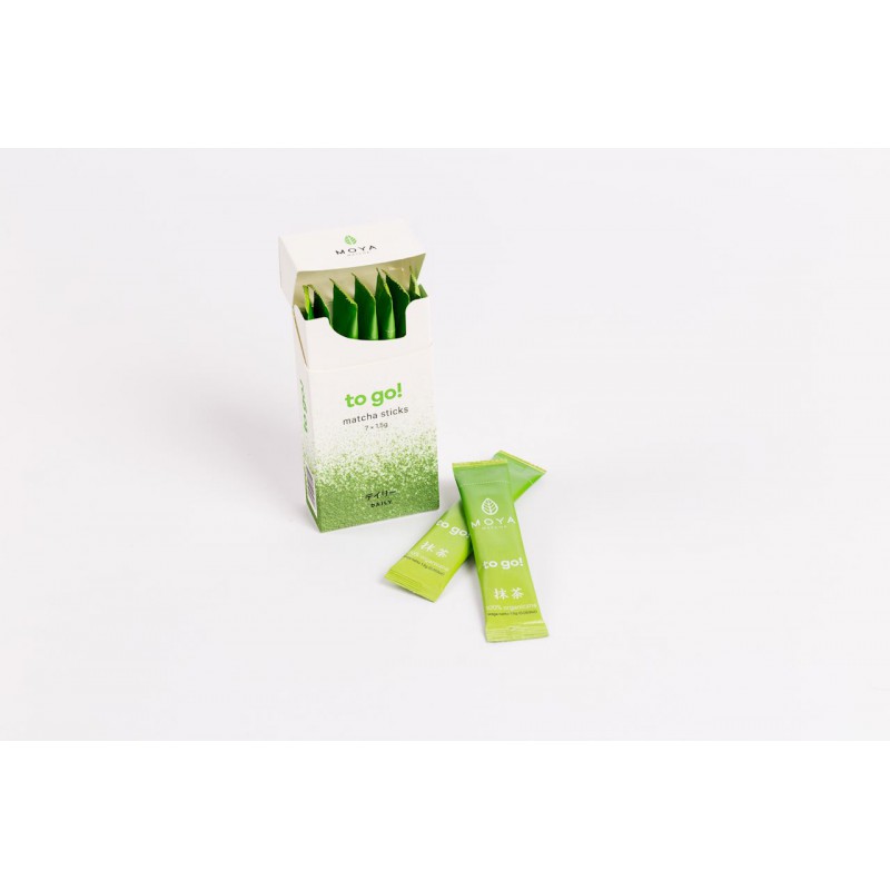 HERBATA ZIELONA MATCHA W SASZETKACH BIO (7 x 1,5 g) 10,5 g - MOYA MATCHA