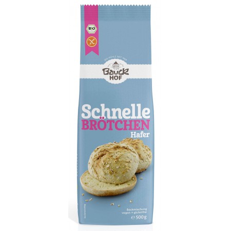 MIESZANKA DO WYPIEKU BUŁEK BEZGLUTENOWA BIO 500 g - BAUCK HOF