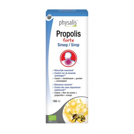 PROPOLIS+ FORTE SYROP BIO 150 ml - PHYSALIS