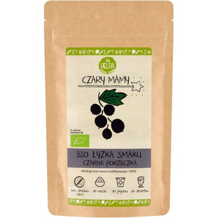 ŁYŻKA SMAKU CZARNA PORZECZKA (LIOFILIZOWANA SPROSZKOWANA CZARNA PORZECZKA) BIO 40 g - HELPA