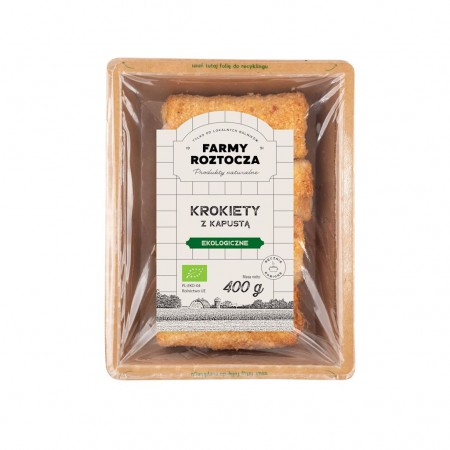 KROKIETY Z KAPUSTĄ I GRZYBAMI BIO 400 g - FARMY ROZTOCZA (NA ZAMÓWIENIE)