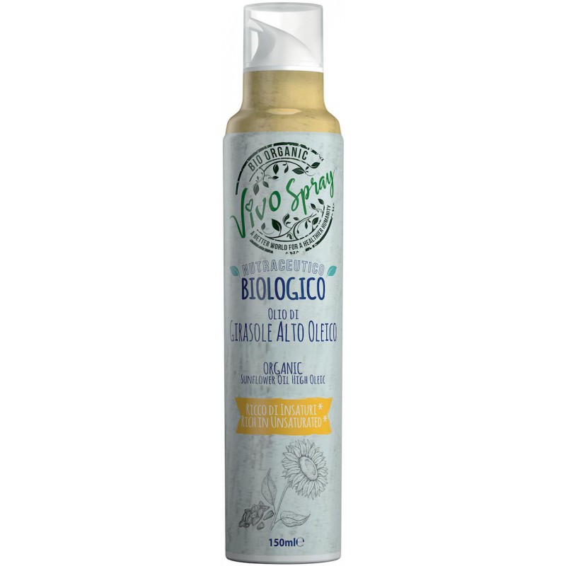 OLEJ SŁONECZNIKOWY WYSOKOOLEINOWY BIO SPRAY 150 ml - VIVO SPRAY