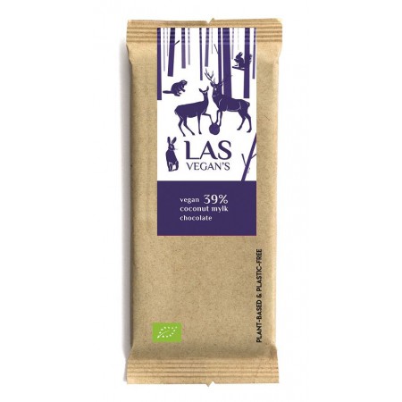 TABLICZKA CZEKOLADOWO - KOKOSOWA BIO 50 g - LAS VEGAN'S
