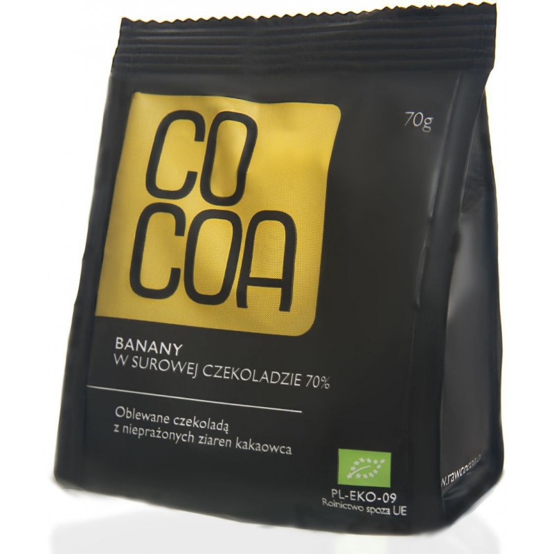 BANANY W CZEKOLADZIE BIO 70 g - COCOA