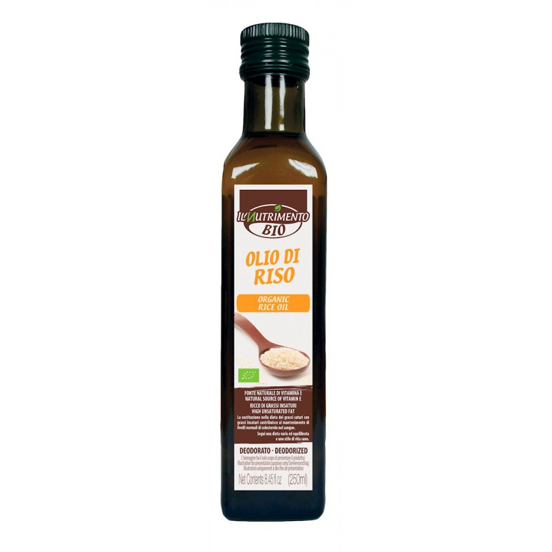 OLEJ RYŻOWY BEZWONNY BIO 250 ml - IL NUTRIMENTO