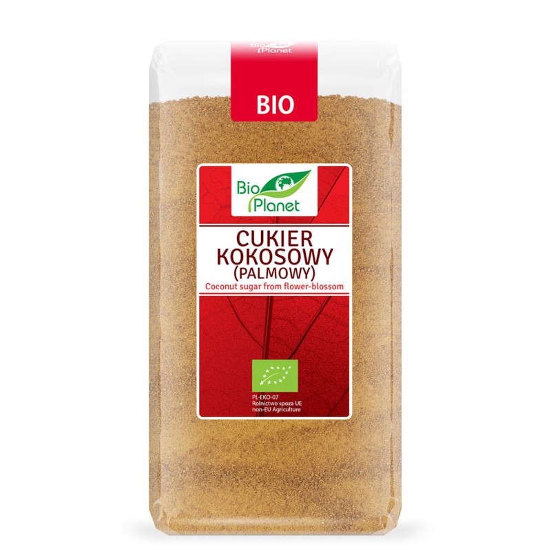 CUKIER KOKOSOWY (PALMOWY) BIO 500 g - BIO PLANET