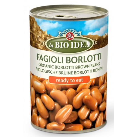 FASOLKA BORLOTTI BIO 400 g (240 g) (PUSZKA) - LA BIO IDEA