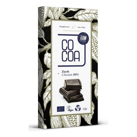CZEKOLADA CIEMNA 80 % BIO 50 g - COCOA