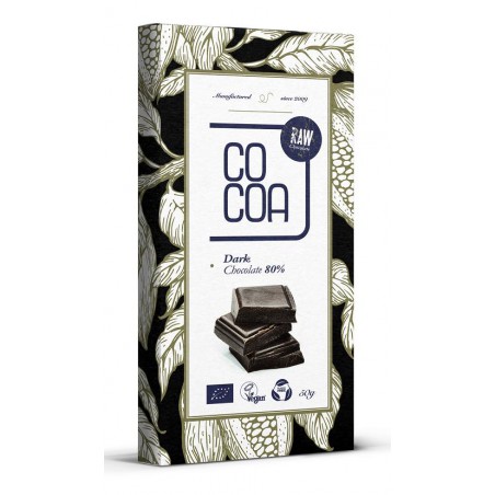 CZEKOLADA CIEMNA 80 % BIO 50 g - COCOA