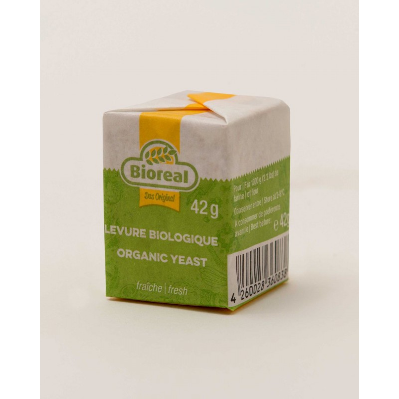 DROŻDŻE ŚWIEŻE BIO 42 g - BIOREAL