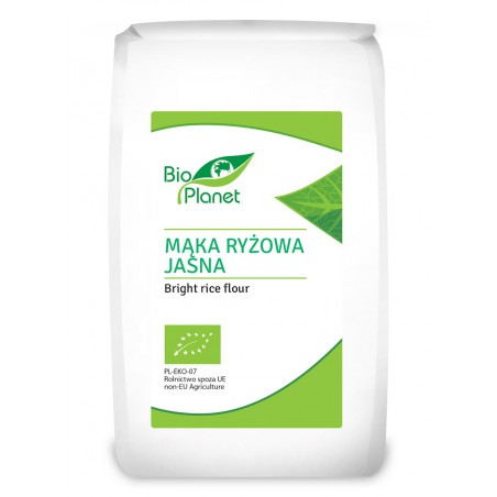 MĄKA RYŻOWA JASNA BIO 500 g - BIO PLANET