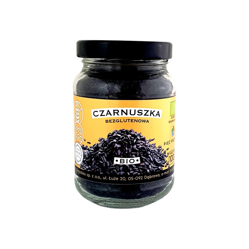 CZARNUSZKA BEZGLUTENOWA BIO 100 g (SŁOIK) - PIĘĆ PRZEMIAN