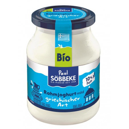 JOGURT NATURALNY TYPU GRECKIEGO KREMOWY BIO 500 g (SŁOIK) - SOBBEKE