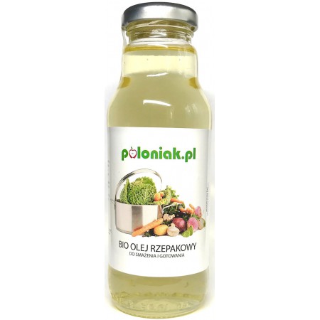 OLEJ RZEPAKOWY DO SMAŻENIA I GOTOWANIA BIO 300 ml - POLONIAK