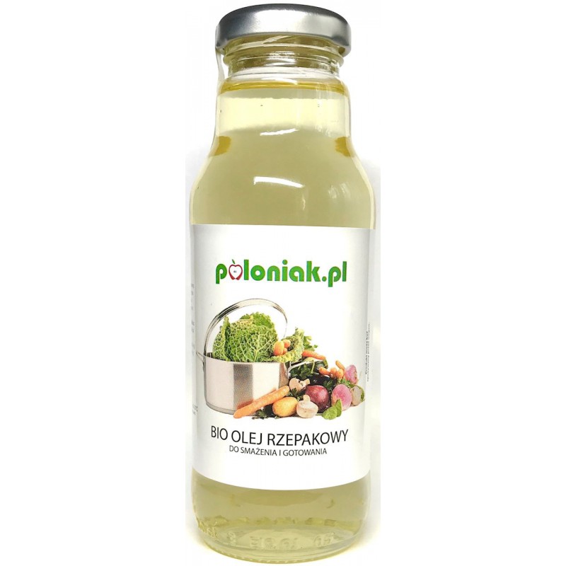 OLEJ RZEPAKOWY DO SMAŻENIA I GOTOWANIA BIO 300 ml - POLONIAK