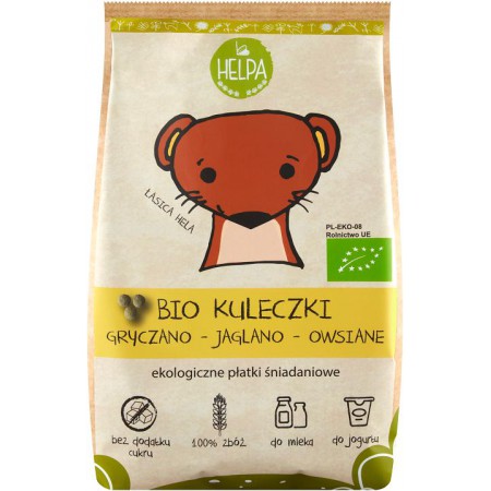 KULKI GRYCZANO - JAGLANO - OWSIANE BIO 160 g - HELPA